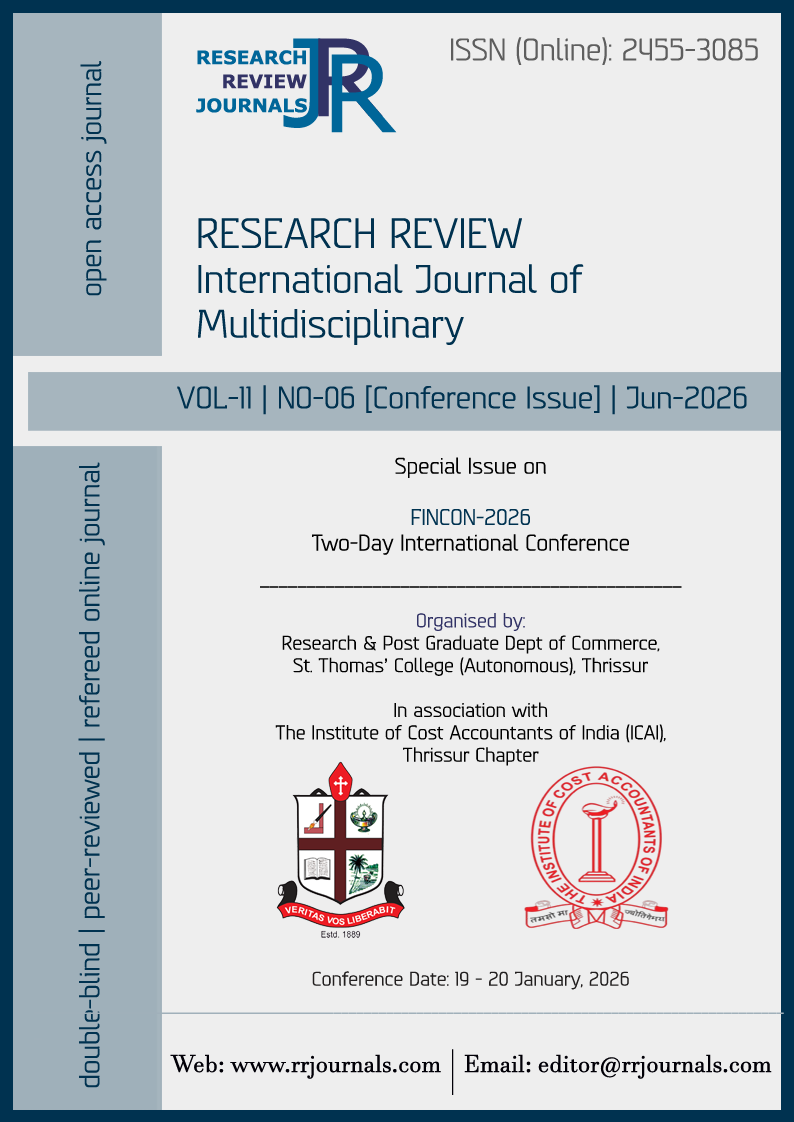 					View Vol. 11 No. 6 (2026): FINCON-2026: Two-Day International Conference Special Issue
				
